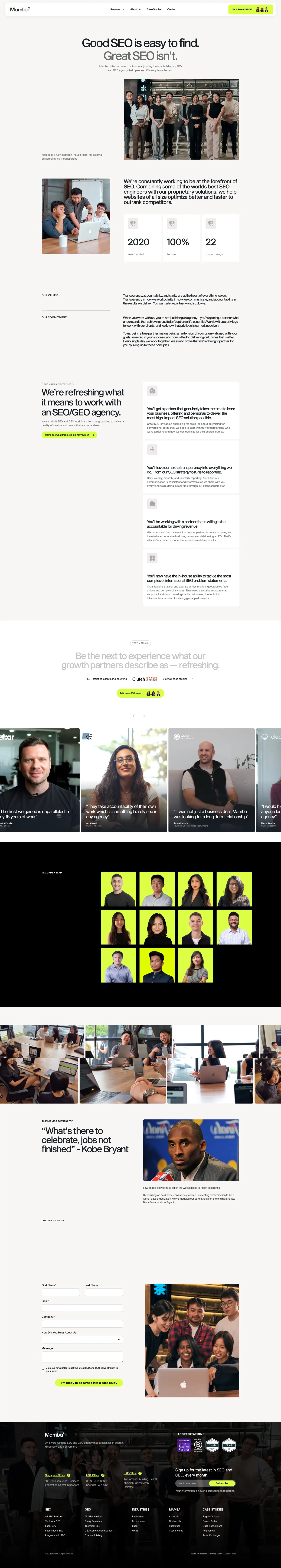 Mamba Agency — About Us
