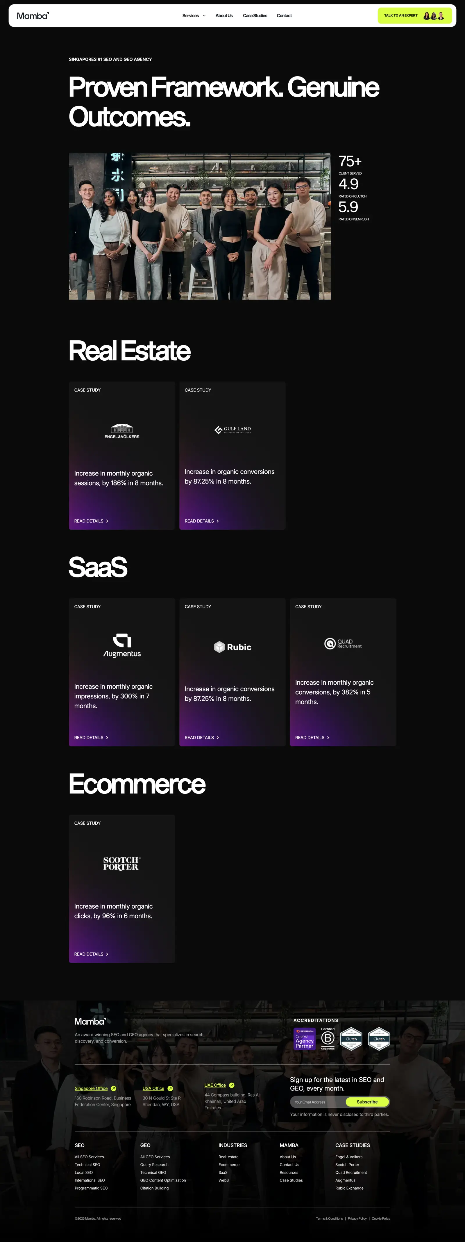 Mamba Agency — Case Studies