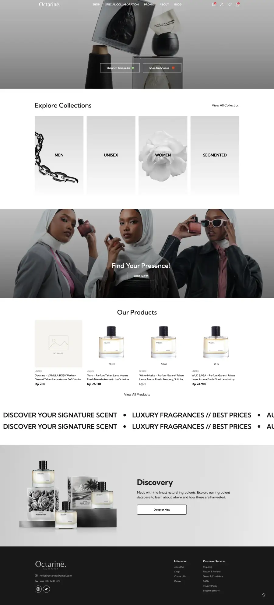 Octarine — Homepage