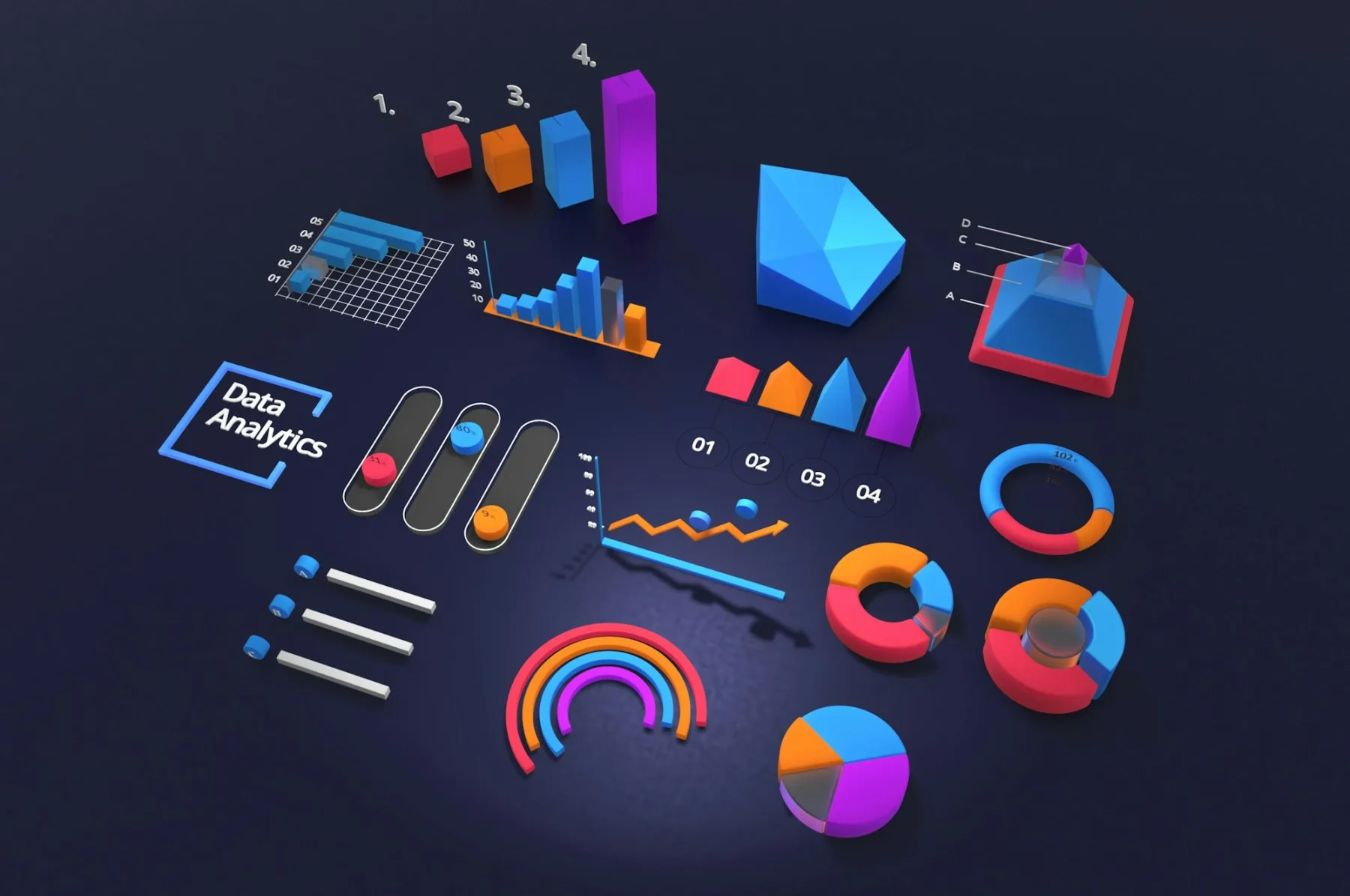 Financial planning charts and calculator on a desk — law firm website pricing breakdown.